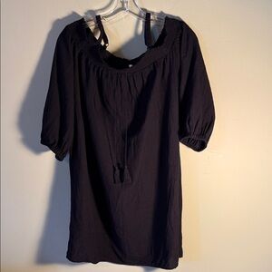 Old Navy Black Smocked Women's Blouse